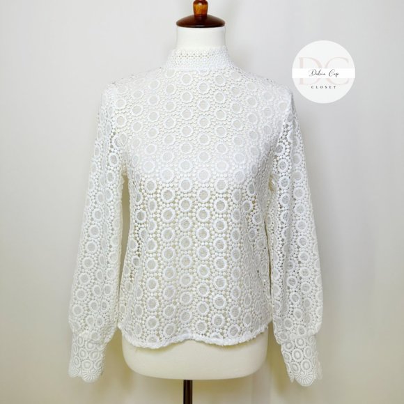 H&M Lace Blouse Size 4 - Picture 8 of 11